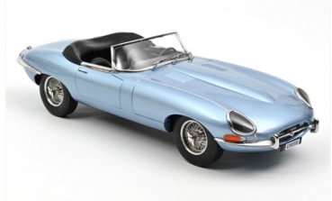 122722 Jaguar E-Type Cabriolet 1962 - Blue metallic 1:12